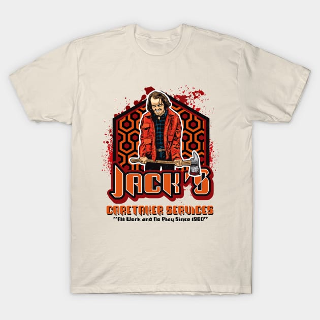 Jack's Caretaker Service Lts T-Shirt by Alema Art